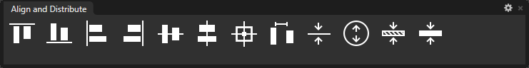 RhinoUI Align and Distribute toolbar